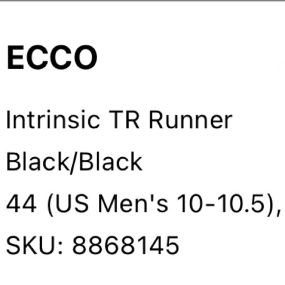 Mens Ecco Sneaker/ walking shoe - size 44 (equivalent of 10 - 10 1/2) - Picture 8 of 8